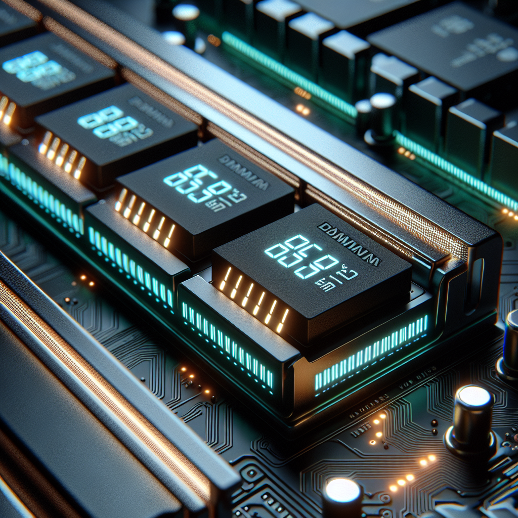 How do RAM modules with LED displays enhance system monitoring?