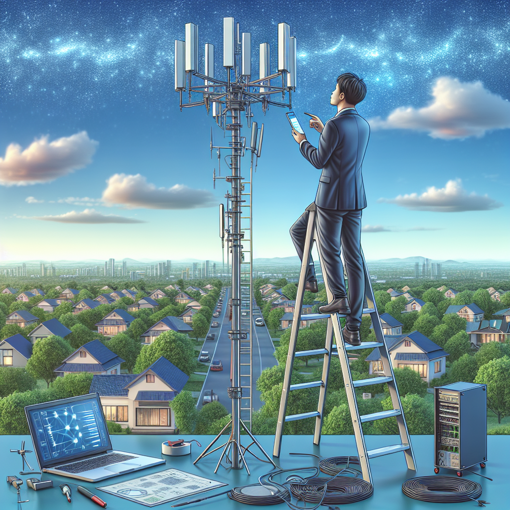 How do you configure a network antenna for outdoor use?