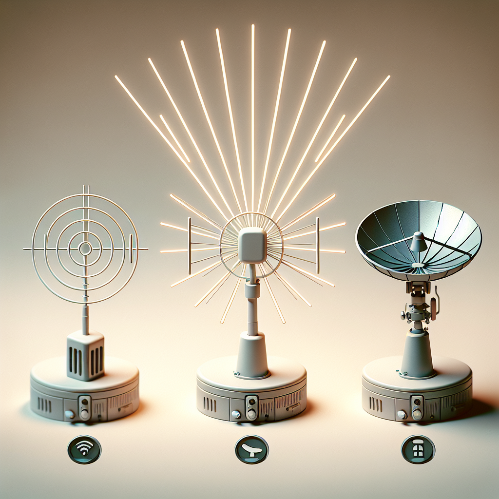 How do you choose between different types of network antennas?