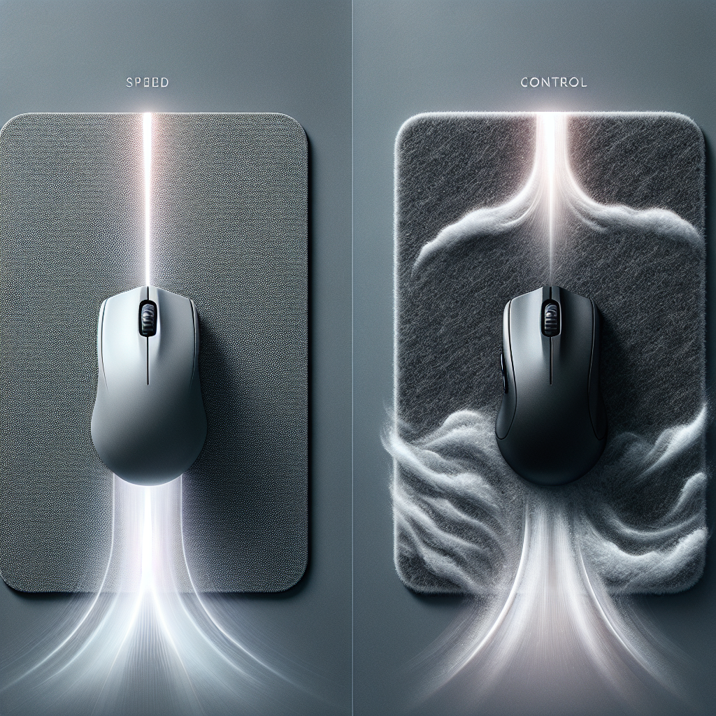 What is a Speed vs. Control Mouse Pad?